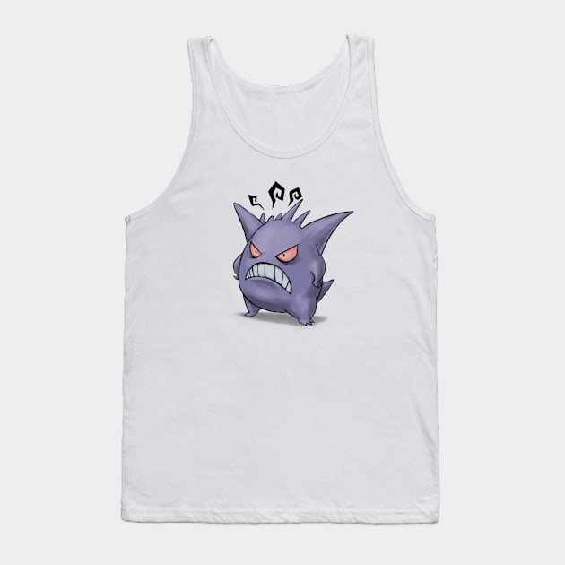 Grumpy Ghost Tank Top by LonelyWinters